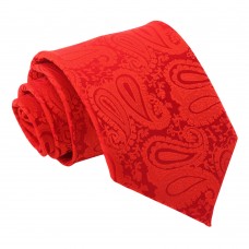 Paisley Classic Tie Red